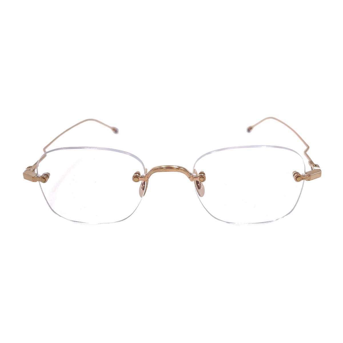 Thom Browne UEO961A - G0001 711- 49 Gold Oro Titanium Occhiali Da Vista