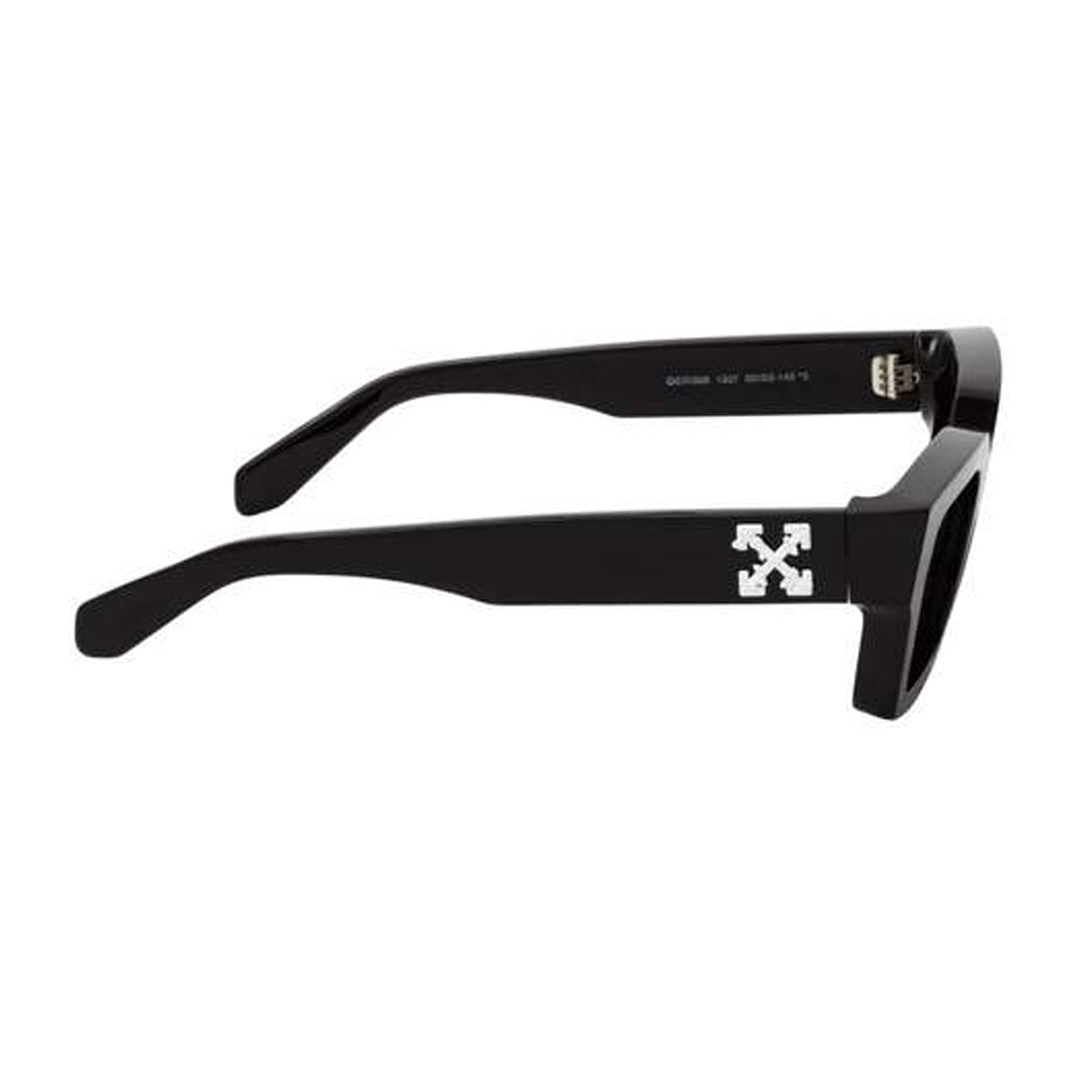 Off White OERI008 VIRGIL L 1007 Black Dark Grey Nero Acetate Occhiali Da Sole
