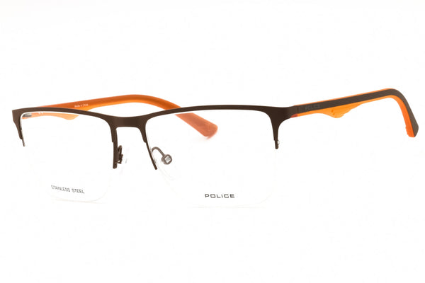 Police Vpl398 Eyeglasses Brown