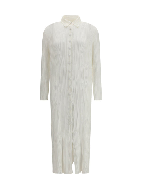 Gongdid Design 100% Polyester dress in white