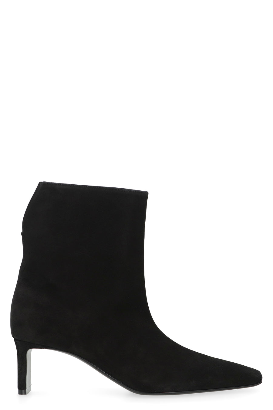 Ankle Boots Ona Suede Black Calf Leather