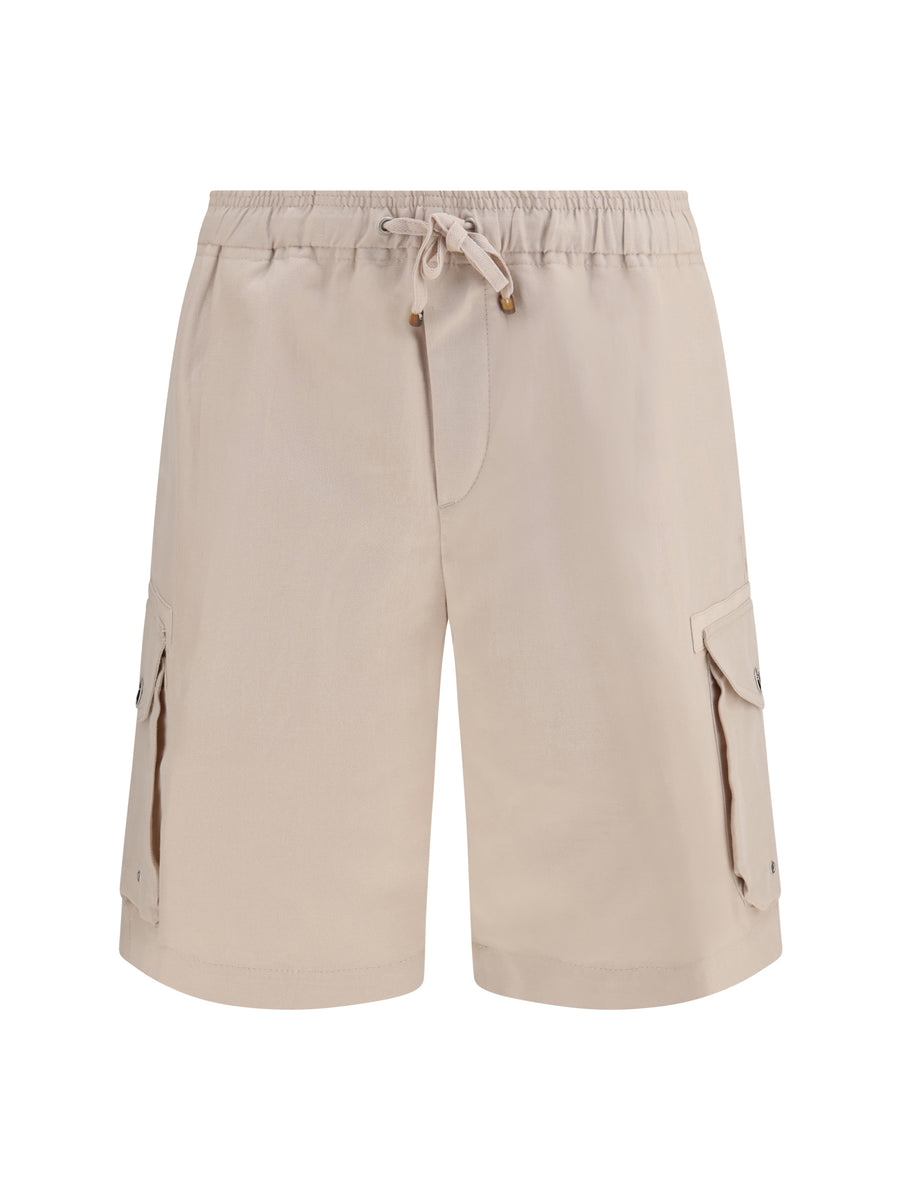 Bermuda Juta Linen; Cotton Shorts