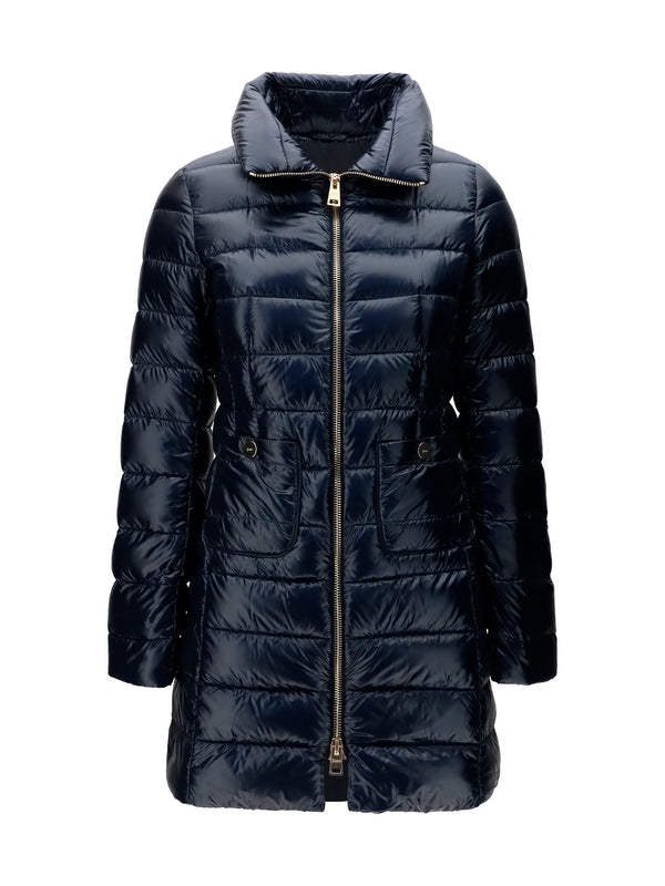 Herno 100% Polyamide down jacket in navy