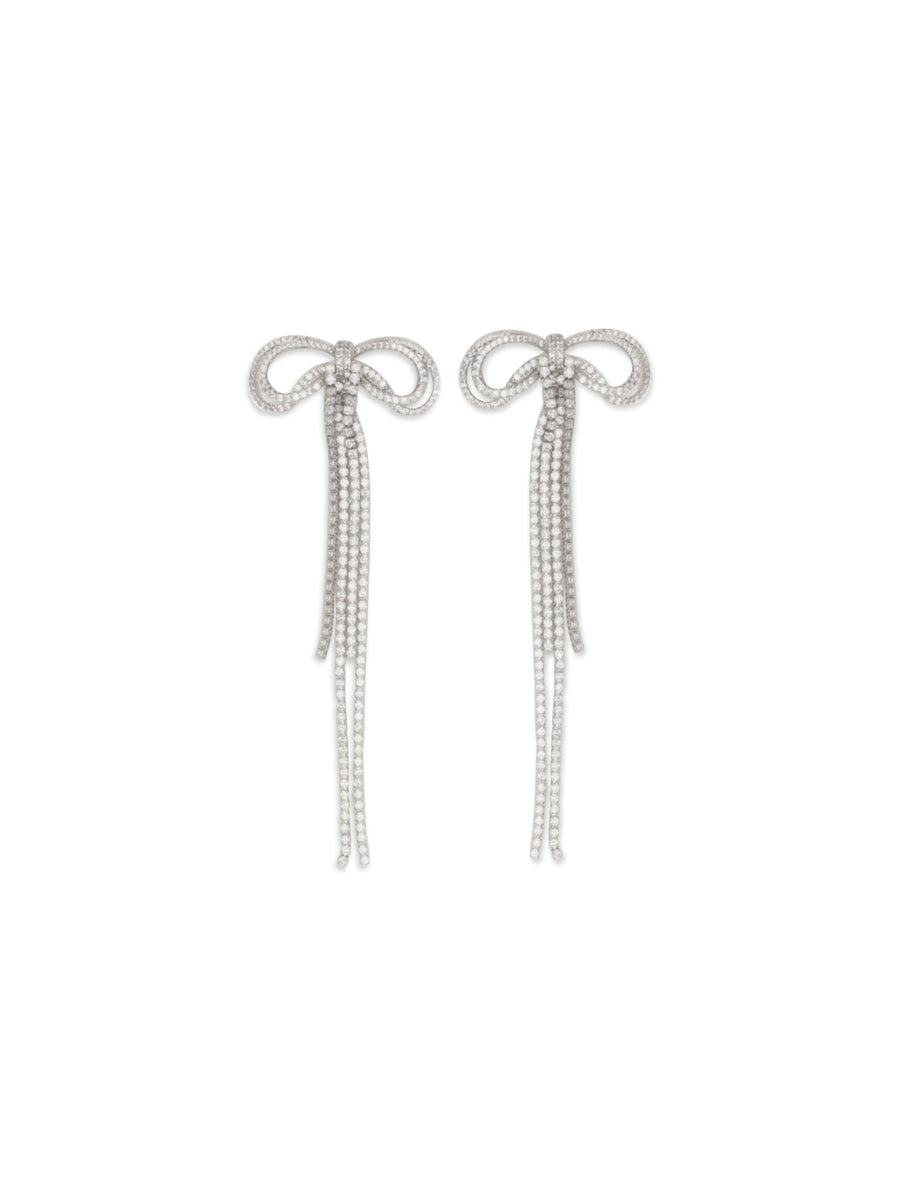 Self-Portrait 100% Brass earrings in silver