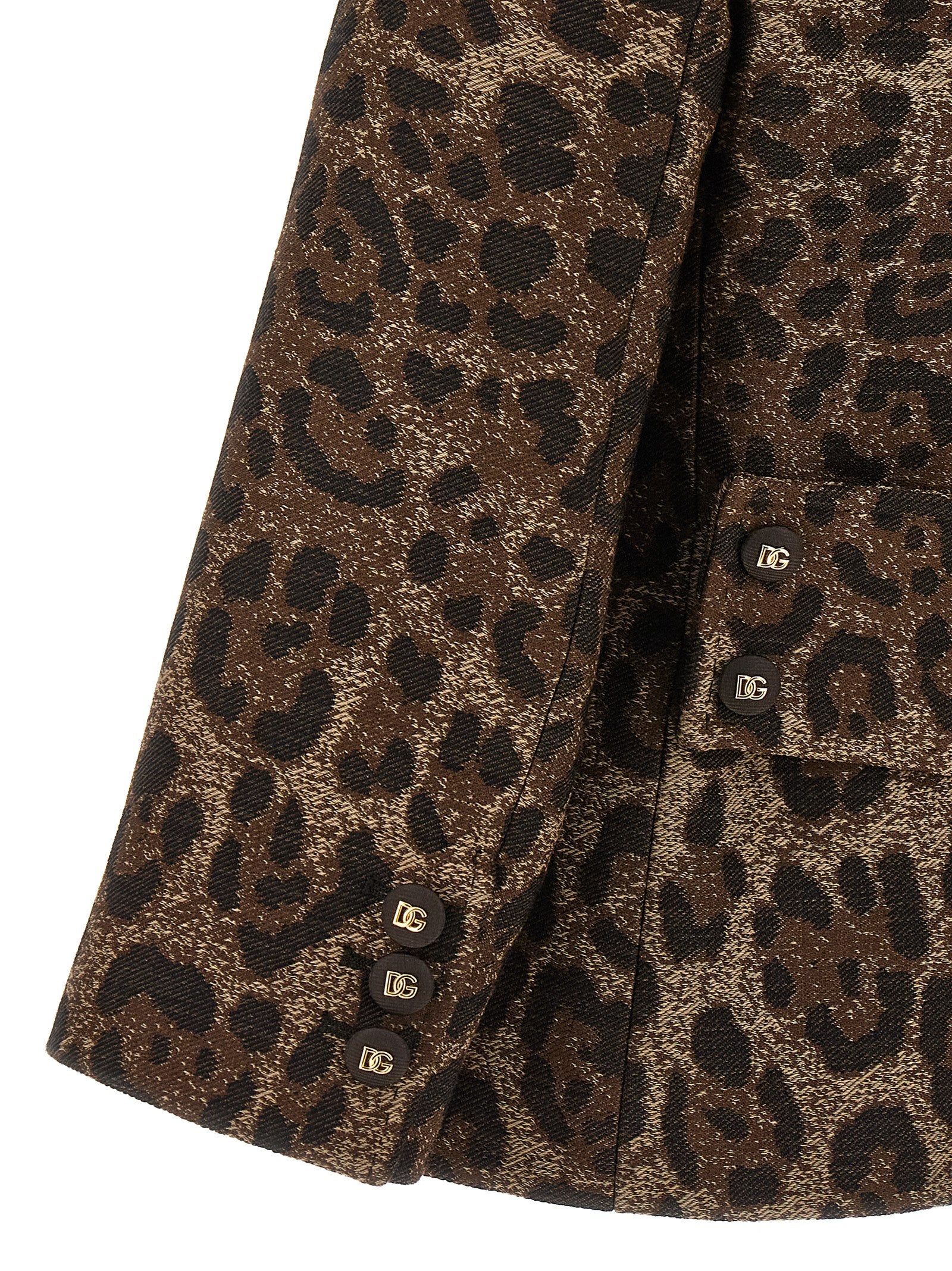 Gabbana Blazer - Camel Collection Brown Virgin Wool Polyamide Blazer, Suits