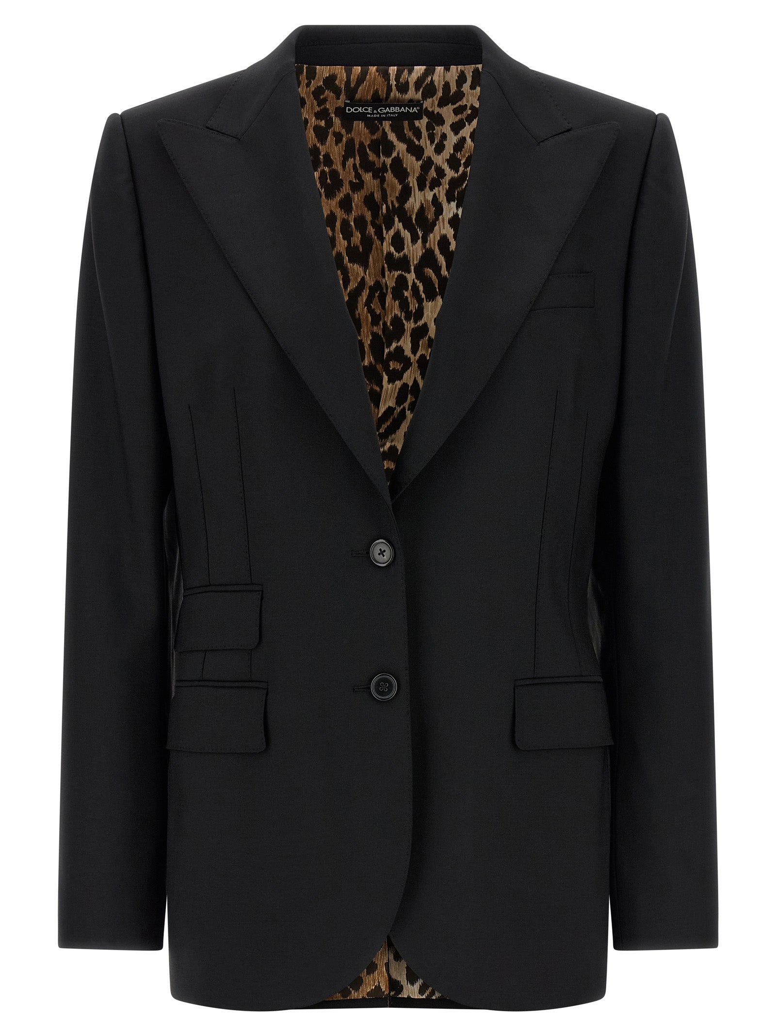 Turlington blazer Black Virgin Wool Elastane Blazer, Suits