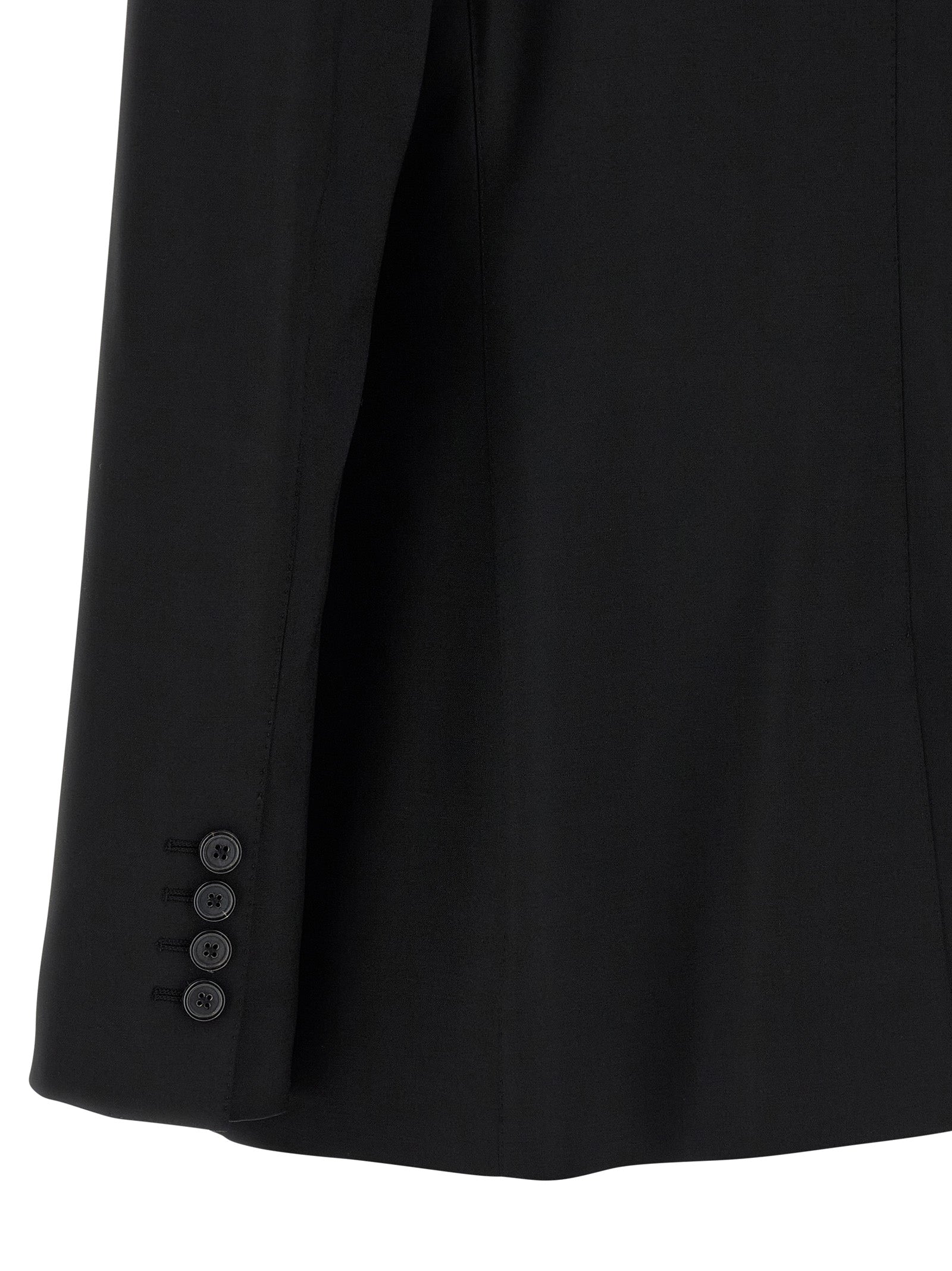 Turlington blazer Black Virgin Wool Elastane Blazer, Suits