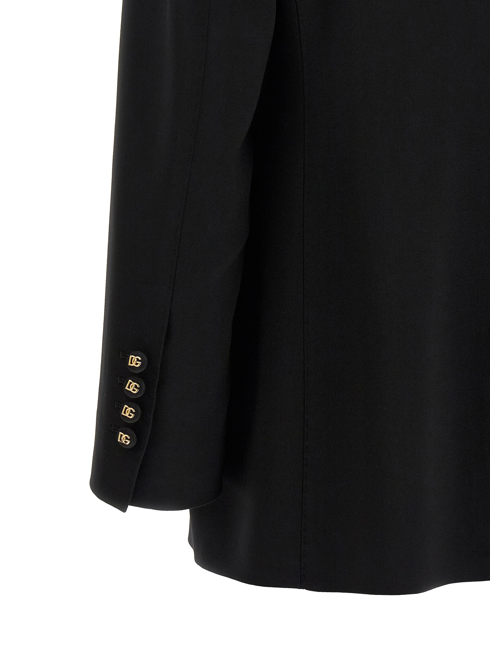 Turlington blazer Black Virgin Wool Elastane Blazer, Suits