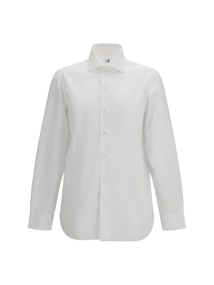 Finamore 100% Cotton shirt in white
