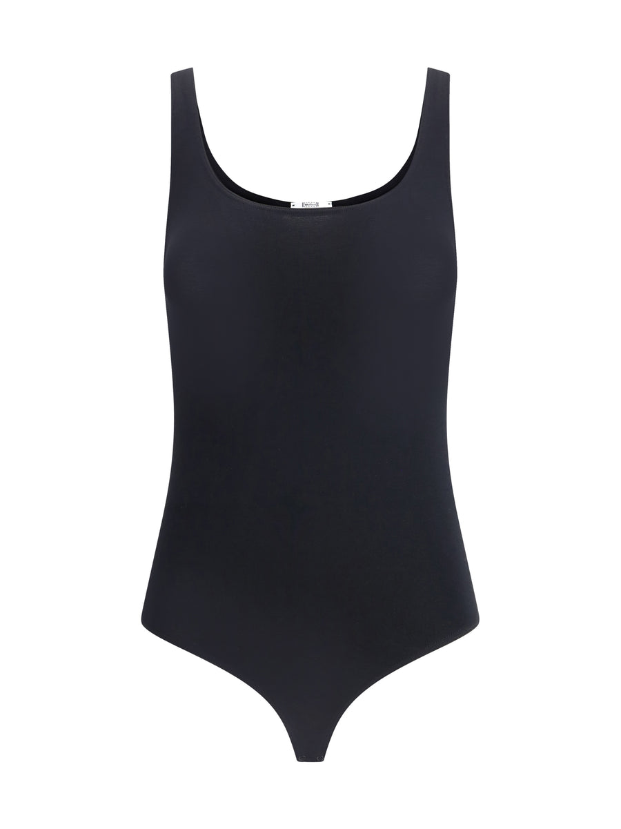 Wolford 48% Cotton bodysuit in black