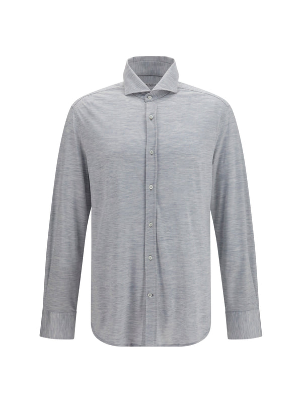 Brunello Cucinelli 62% Silk shirt in gray