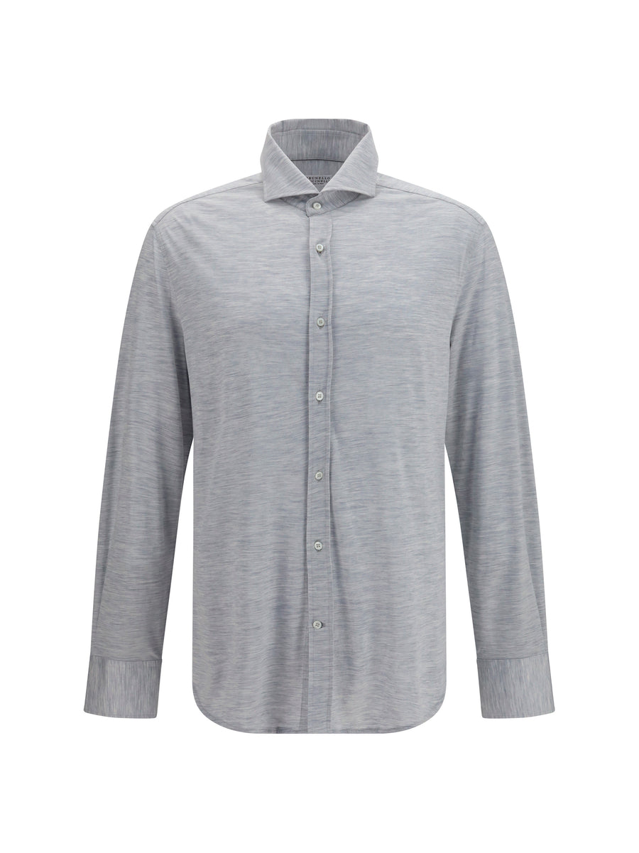 Brunello Cucinelli 62% Silk shirt in gray