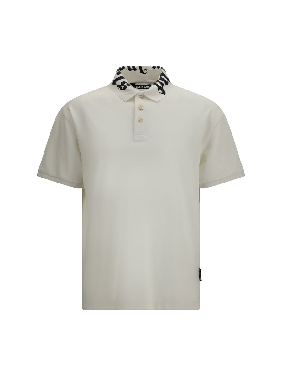 Palm Angels 100% Cotton polo in white