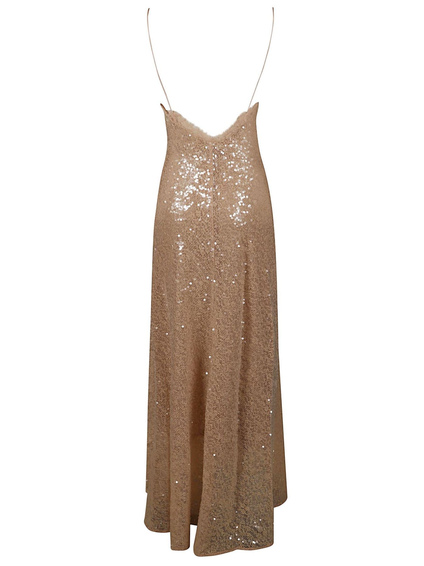 633-70084 Beige Abito