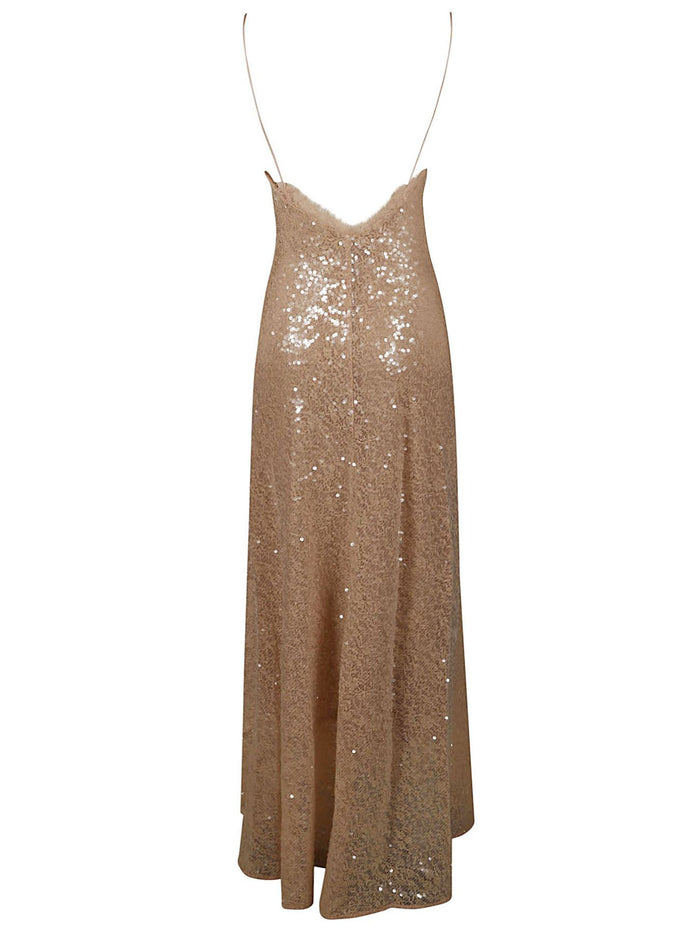 633-70084 Beige Abito