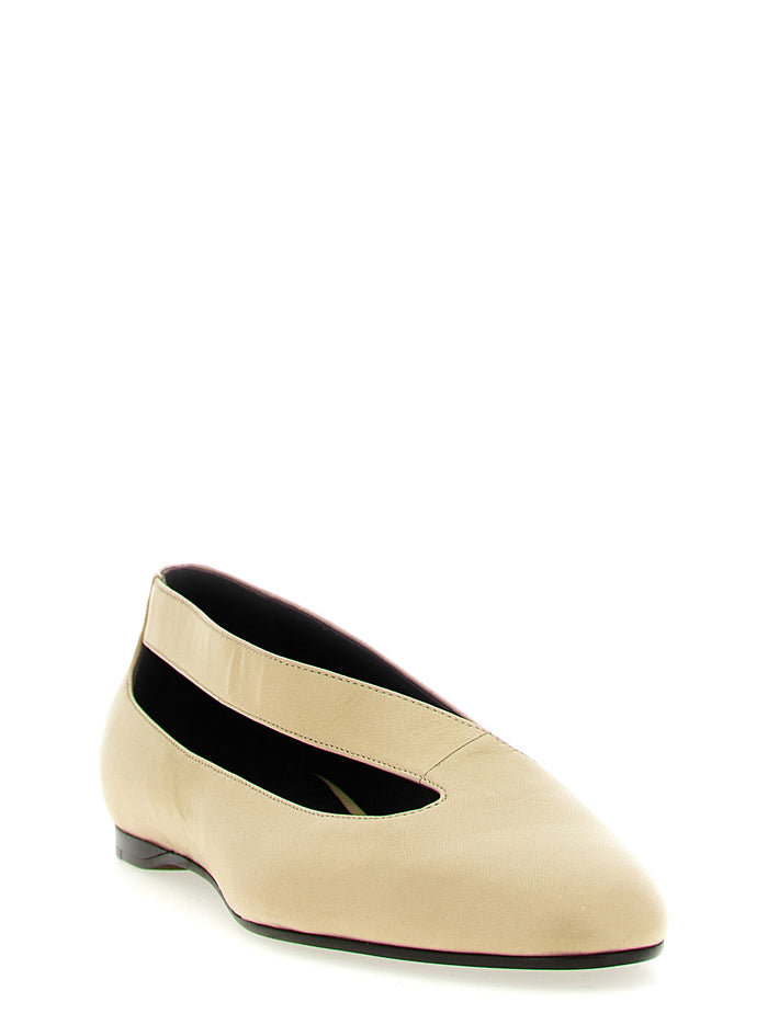 Diana ballet flats Beige Lamb Leather (ovis Aries) Flat Shoes