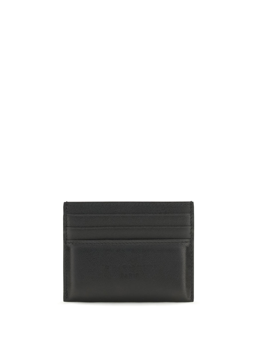 Givenchy 100% calf leather card case in black