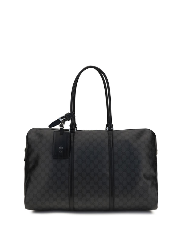 Gucci 45% cotton travel bag in black