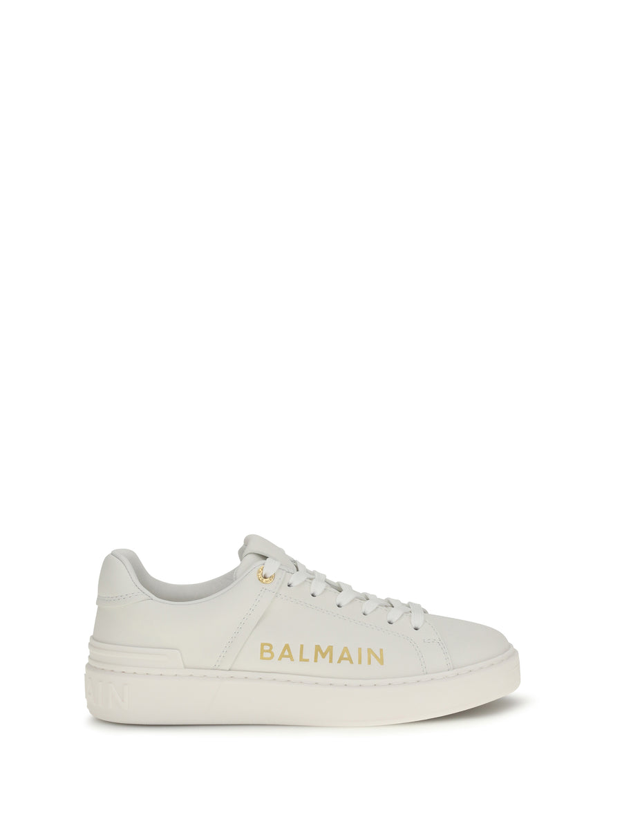 Balmain Upper: 100% calf leather; Sole: 100% rubber sneaker in white