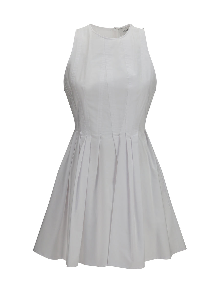 Max Mara Sportmax 100% Cotton dress in white