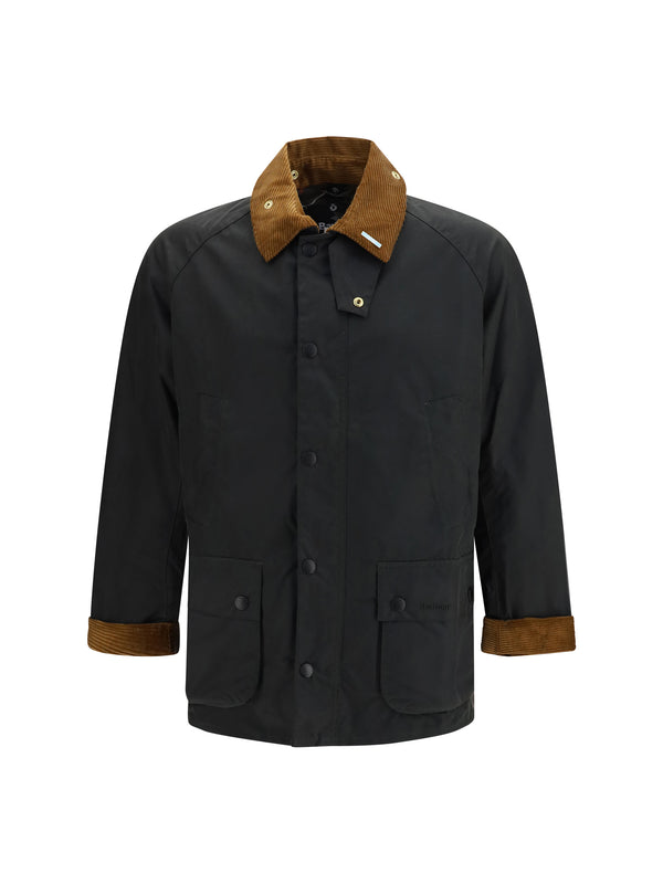 Ashby Wax Jacket Sage Cotton