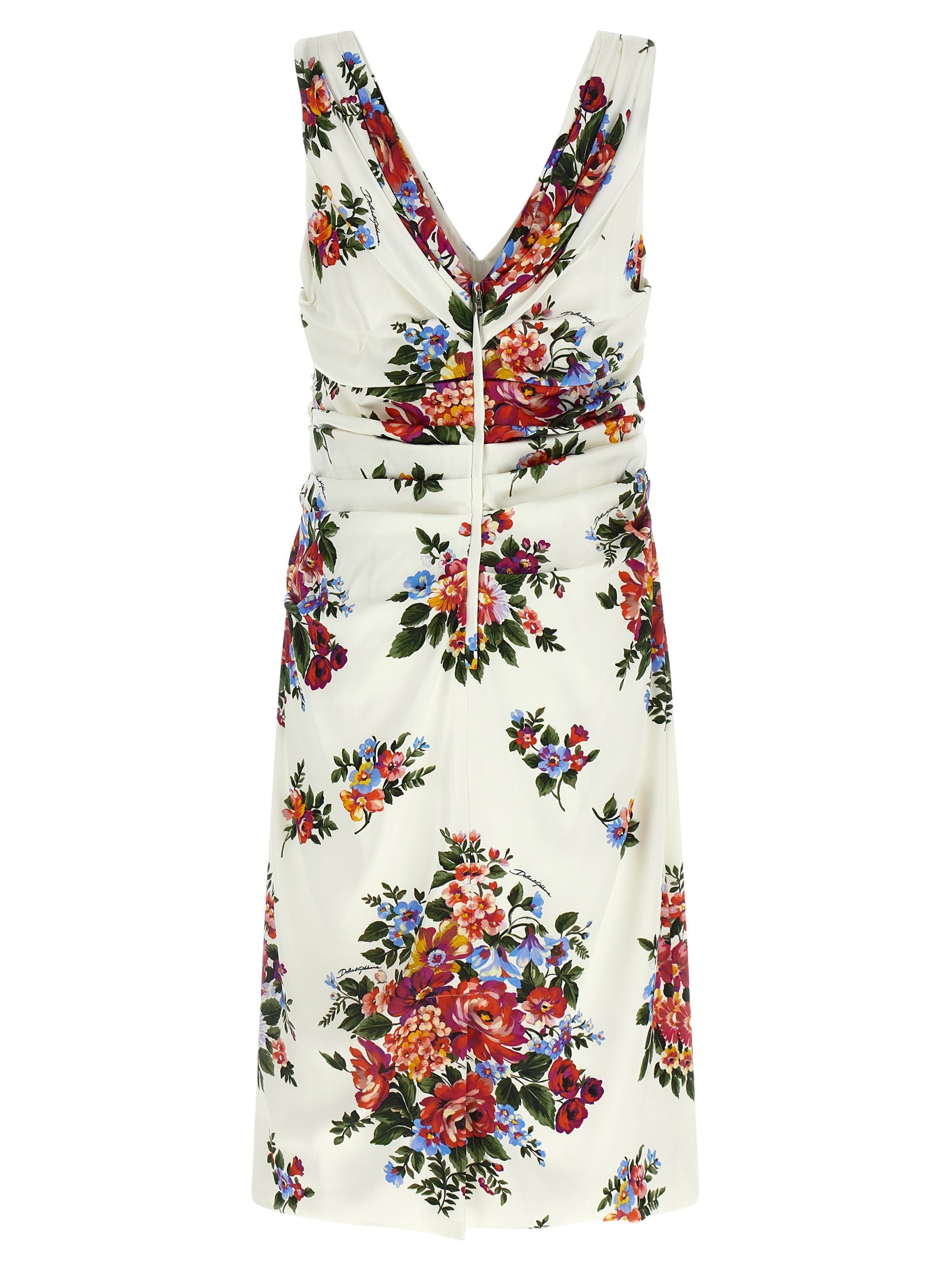 Mazzo di Fiori dress White Viscose