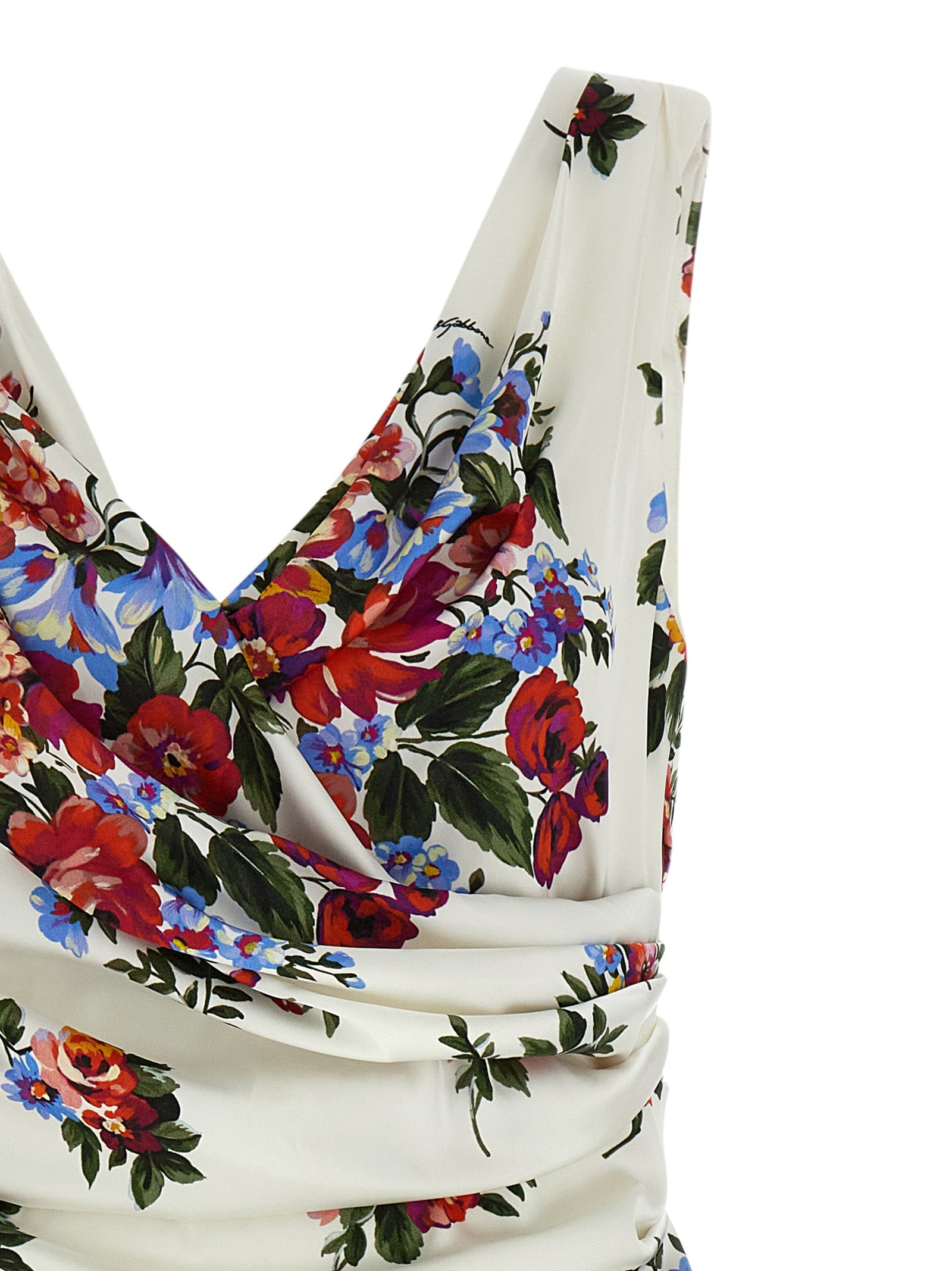 Mazzo di Fiori dress White Viscose