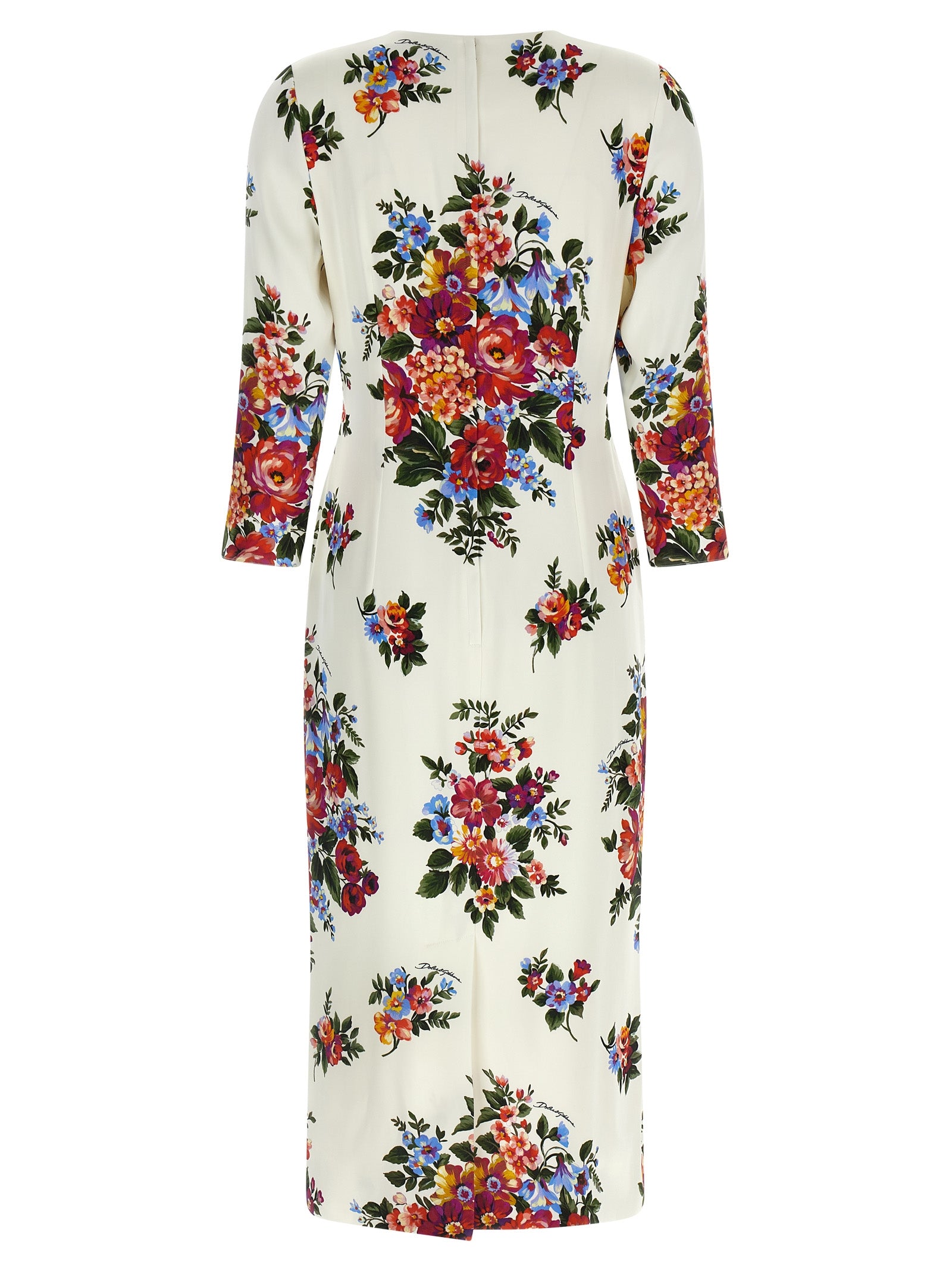 Mazzo di Fiori dress White Viscose