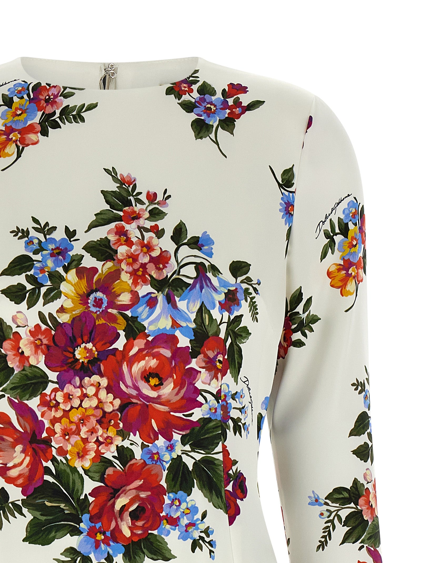 Mazzo di Fiori dress White Viscose