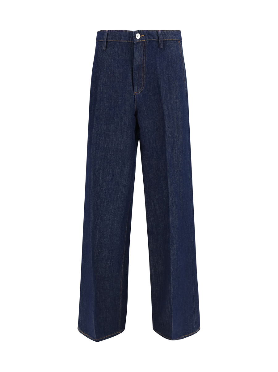 7for 60% Cotton jeans in navy