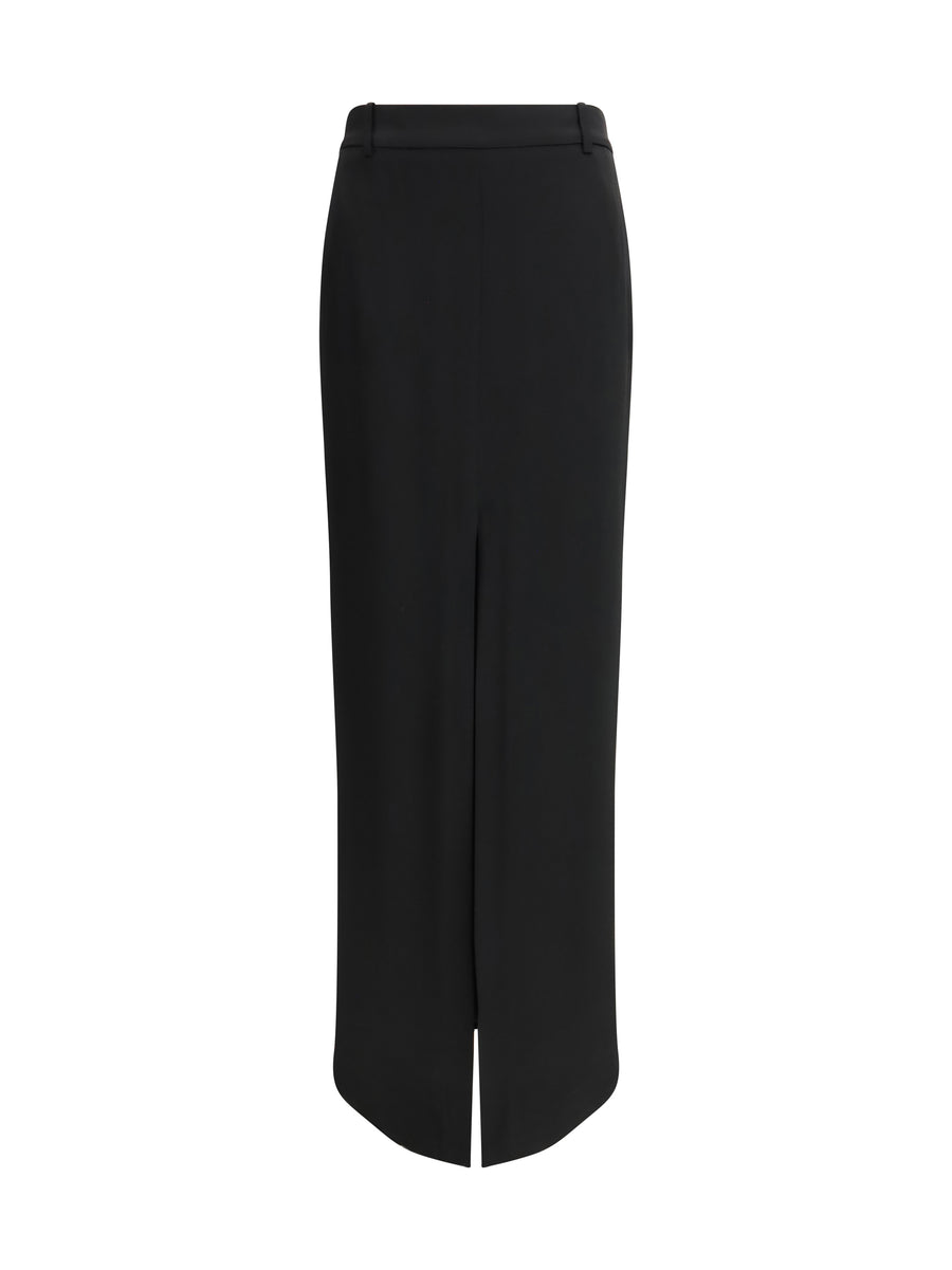 Tom Ford Outer: 73% acetate skirt in black