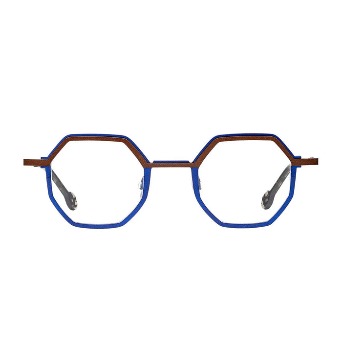 Matttew Doyenne 1658 Blu Marrone Titanium Occhiali Da Vista