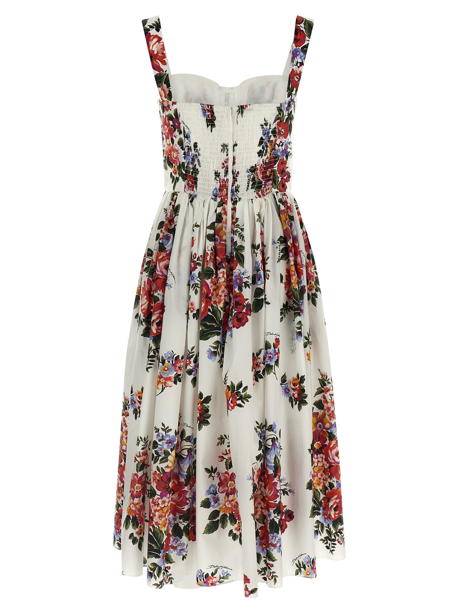 Mazzo di Fiori dress White Cotton