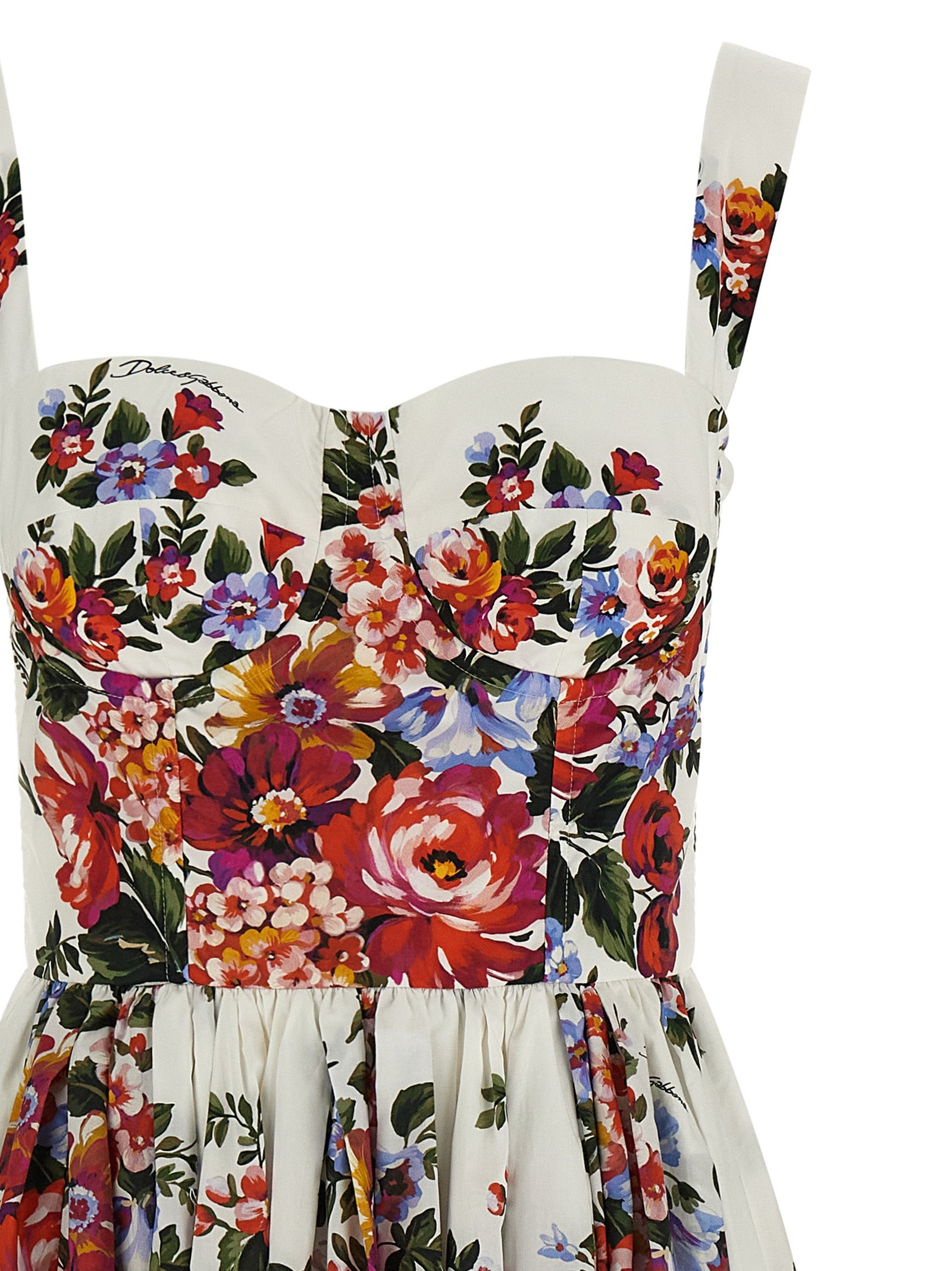 Mazzo di Fiori dress White Cotton