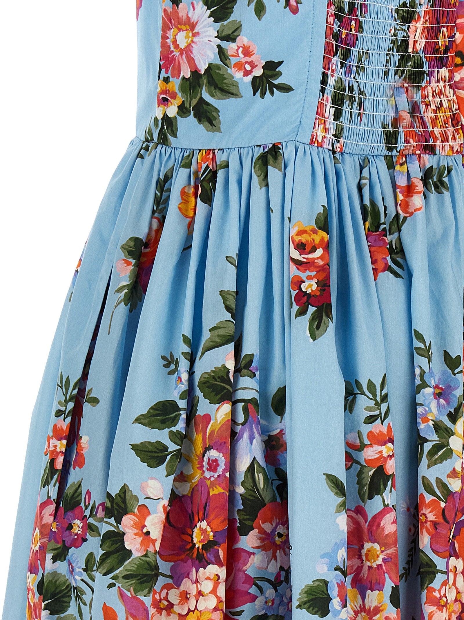 Mazzo di Fiori dress Light Blue Cotton