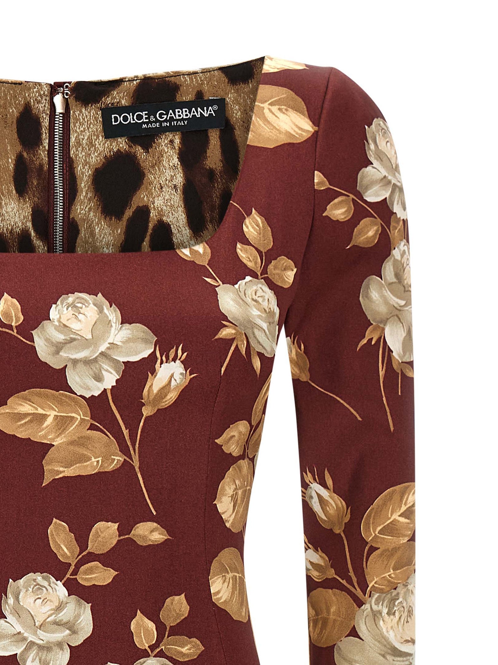 Rose print dress Multicolor Ea Vi