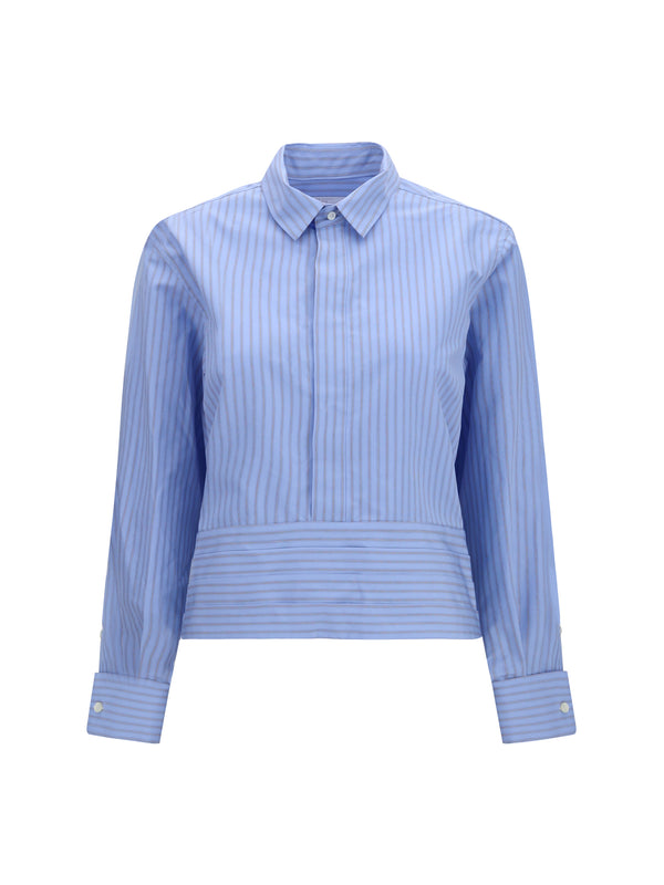 Sacai 75% COTTON; 25% POLYESTER shirt in blue