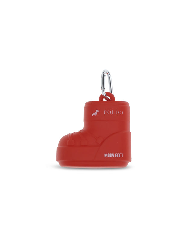 Poldo X Moonboot Waste-Bag Holder Red Polyamide Extras