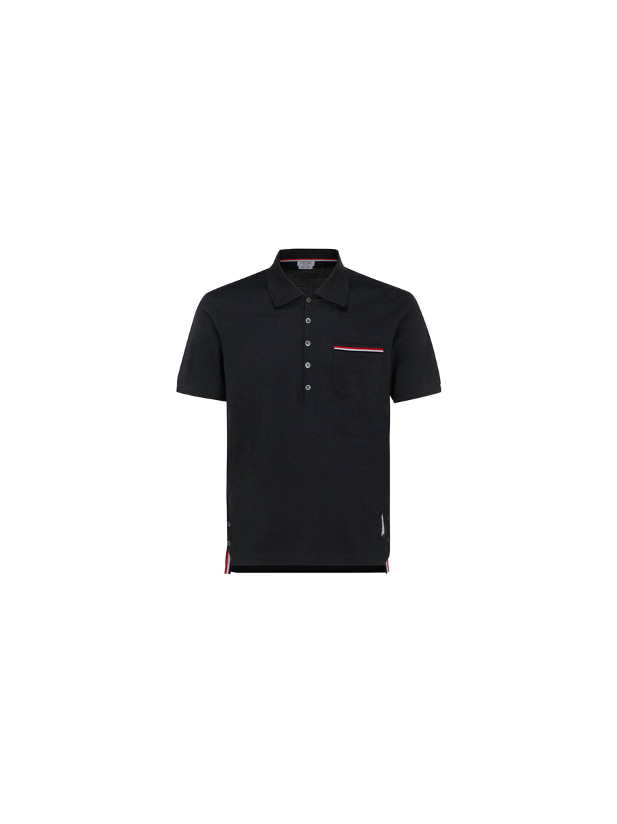 Thom Browne 100% Cotton polo in gray