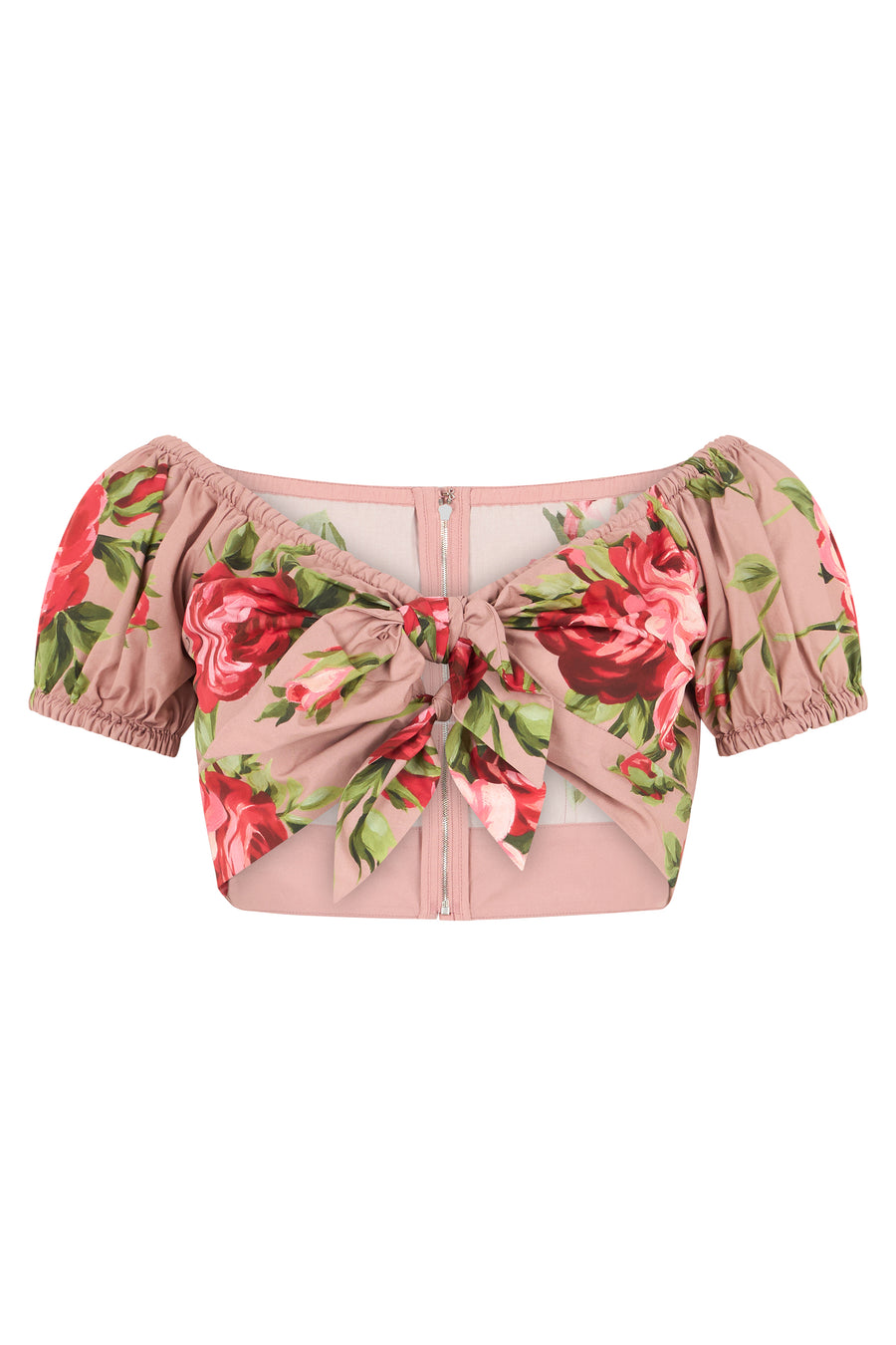 Crop Top Cotton Pink