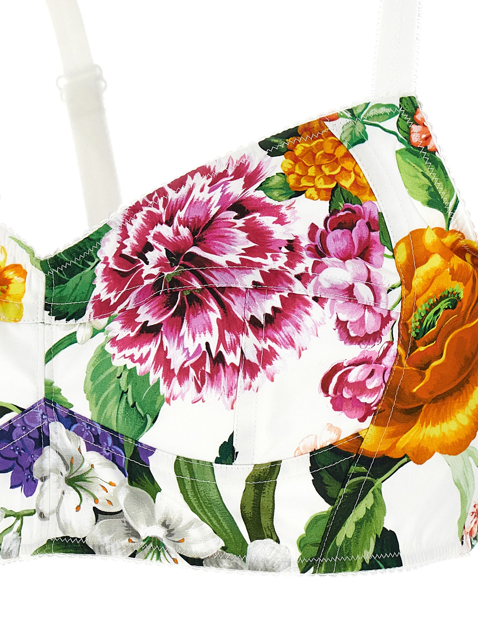 Bouquet top Multicolor Cotton Polyamide Elastane Tops