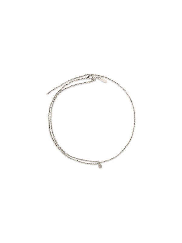 Brunello Cucinelli Metal metallic metallised necklace in silver
