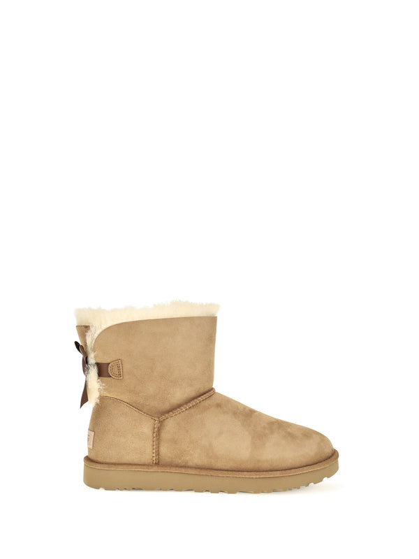UGG Upper: suede and sheepskin; Sole: Treadlite by UGG™ with SugarSole™ boot in beige