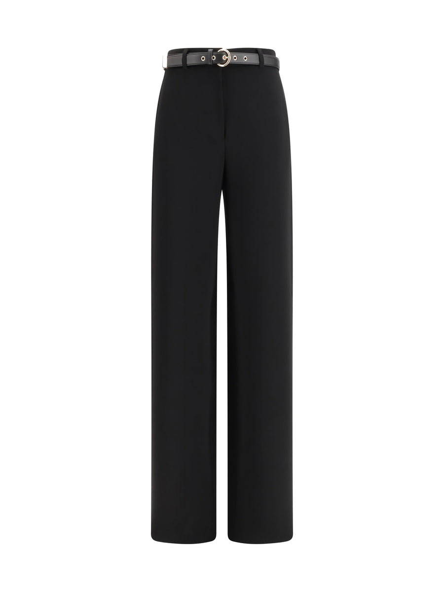 Max Mara Studio 71% Triacetate; 29% Polyester trousers in black