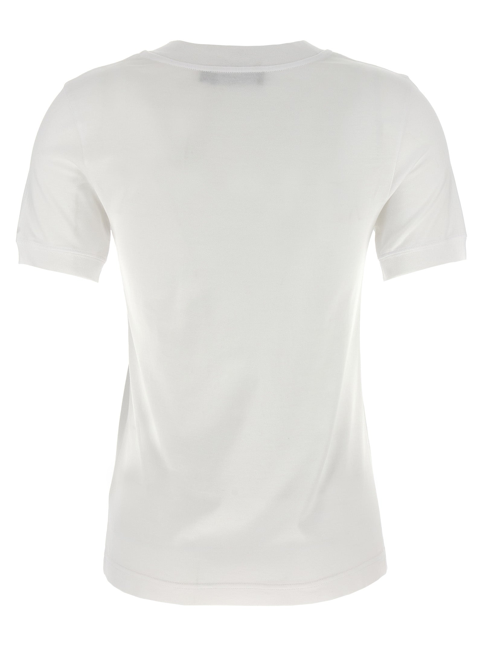 Logo embroidery t-shirt White Cotton