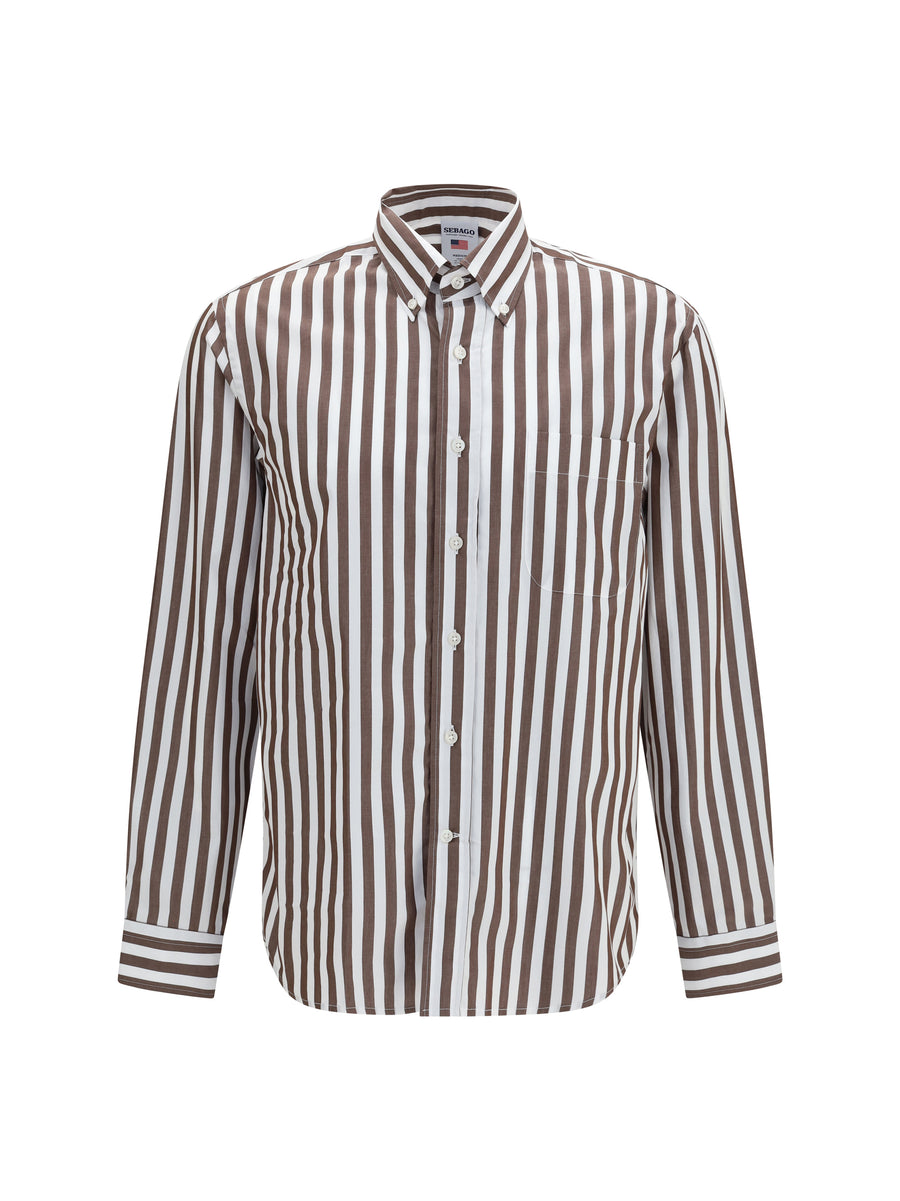 Sebago 100% Cotton shirt in brown