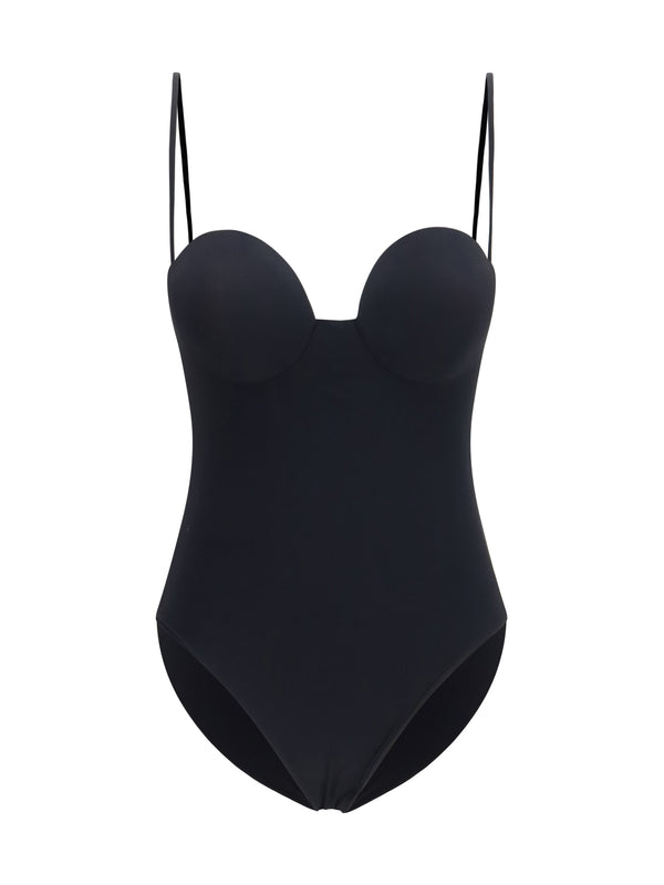 Magda Butrym 75% polyamide swimsuit in black