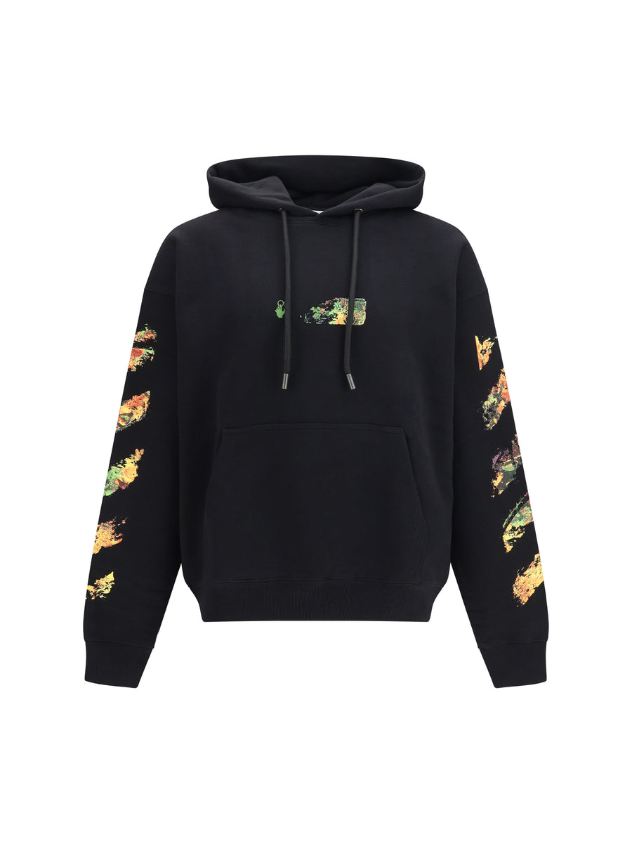 Off-White 100% Cotton hoodie in black