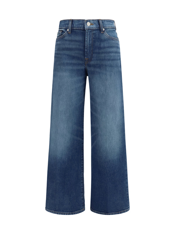 Lotta Wide-Leg Jeans Blue Core Cotton