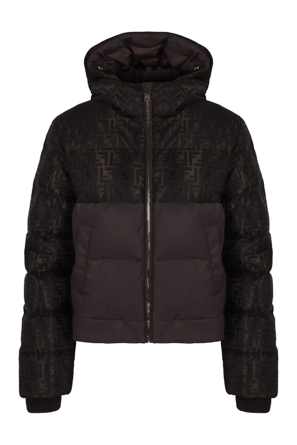 Padded Parka Brown Cotton Puffer Jackets